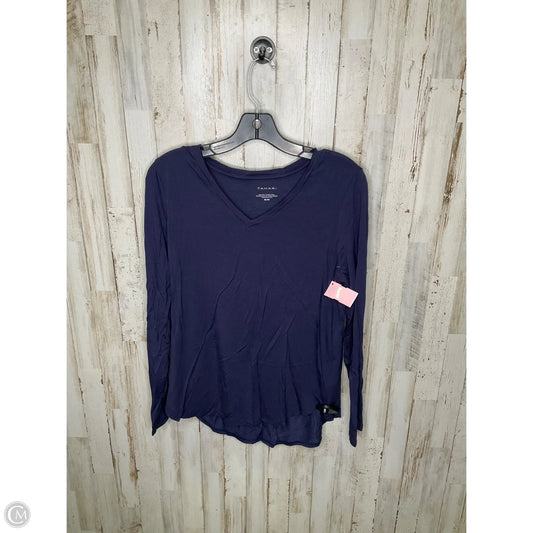 Top Long Sleeve By Tahari By Arthur Levine In Blue, Size: M