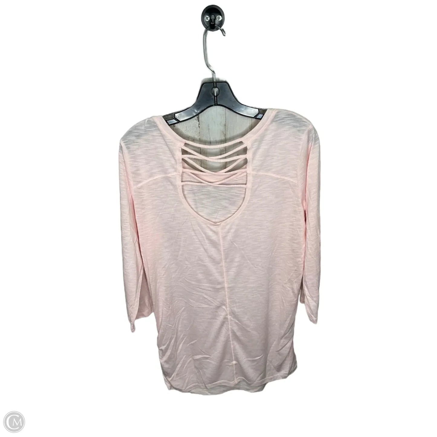 Top Long Sleeve By Clothes Mentor In Pink, Size: L