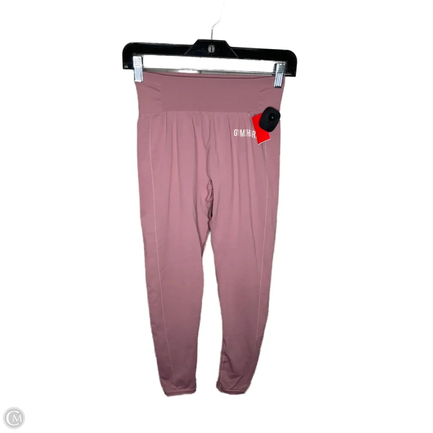 Athletic Leggings By Gym Shark In Pink, Size: M