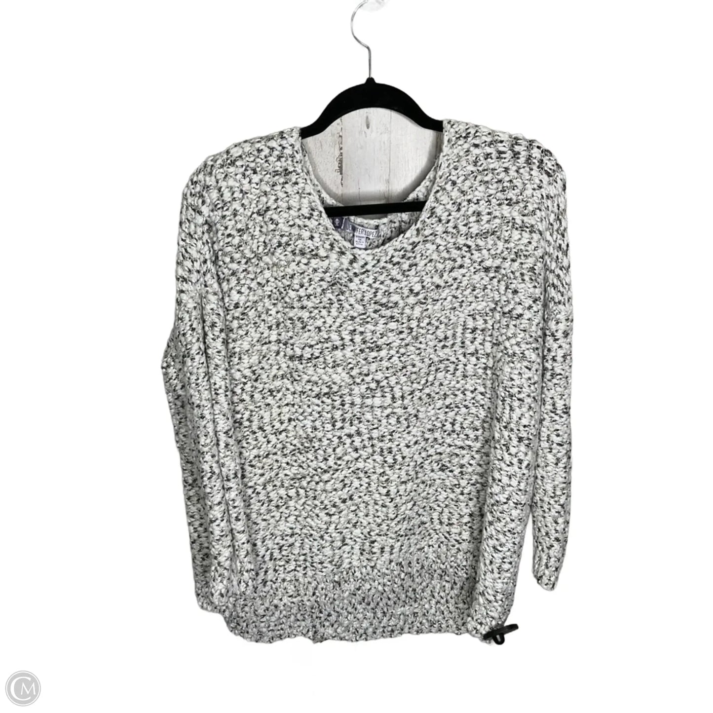 Sweater By Jennifer Lopez In Cream, Size: 1x