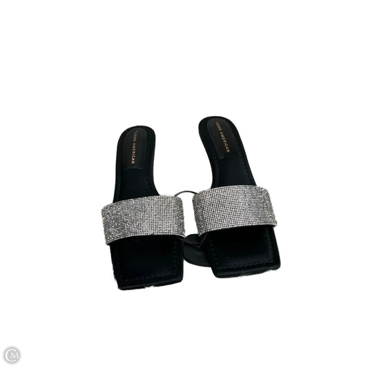 Shoes Heels Kitten By Good American In Silver, Size: 7