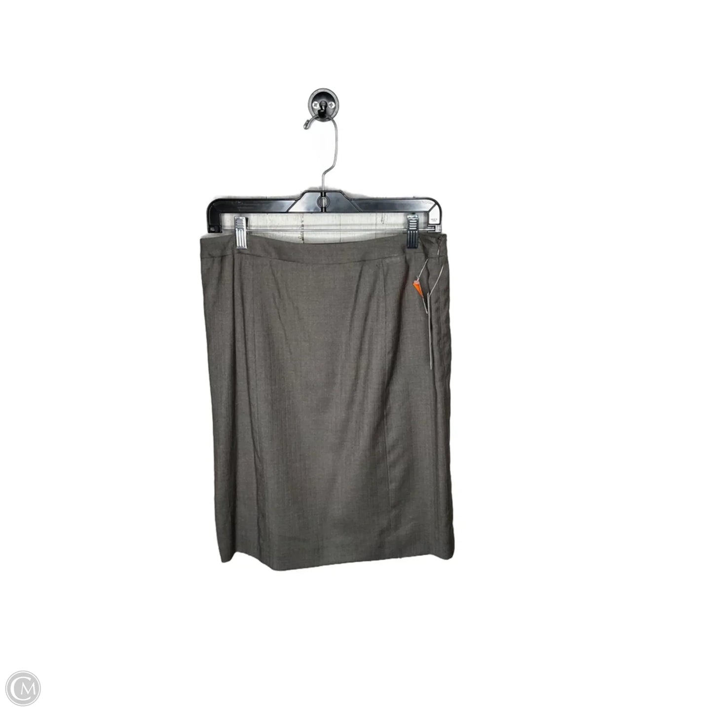 Skirt Midi By Anne Klein In Grey, Size: 6