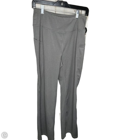 Athletic Leggings By Zelos In Grey, Size: 1x