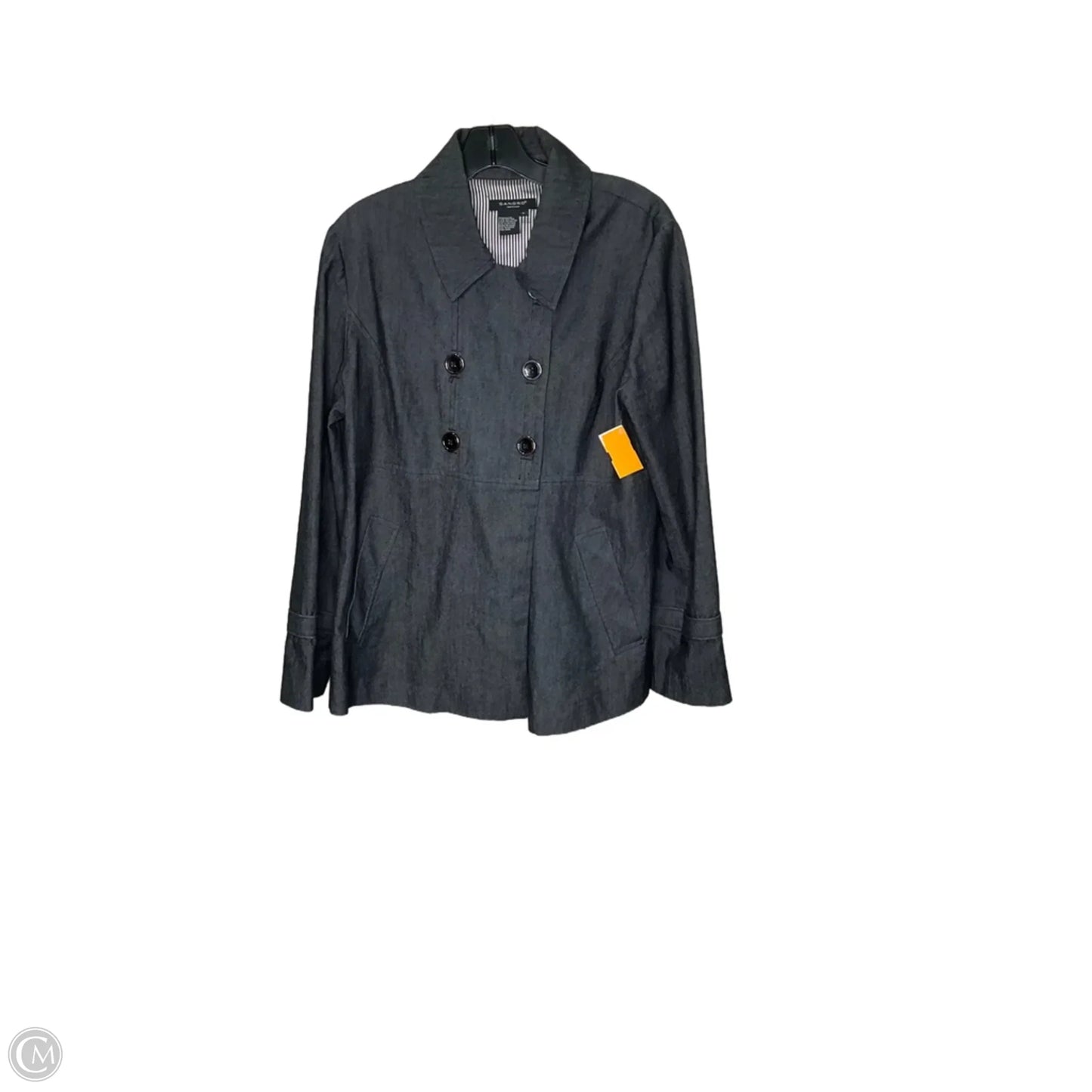 Jacket Designer By Sandro In Grey, Size: L