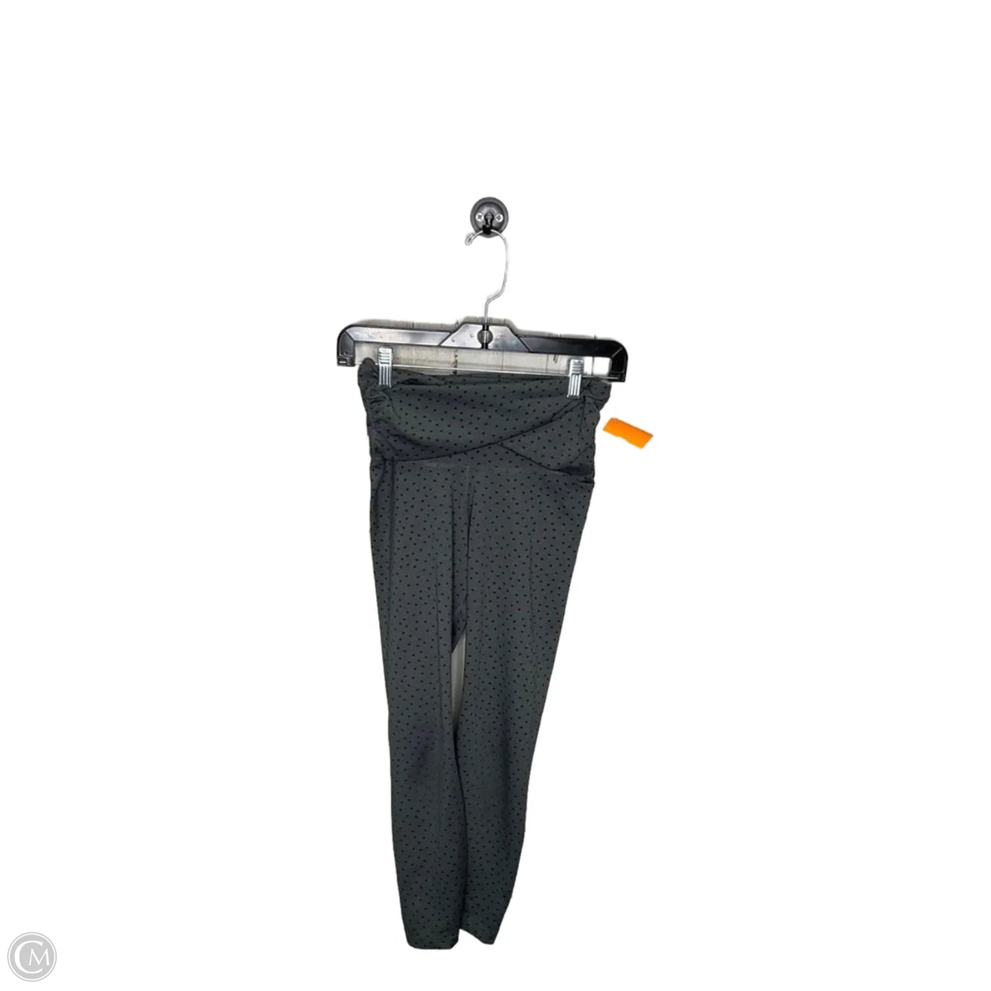 Athletic Leggings By Nike Apparel In Grey, Size: S