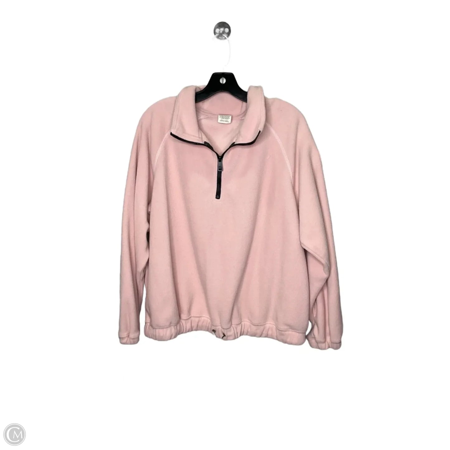 Athletic Jacket By Love & Sports In Pink, Size: Xl