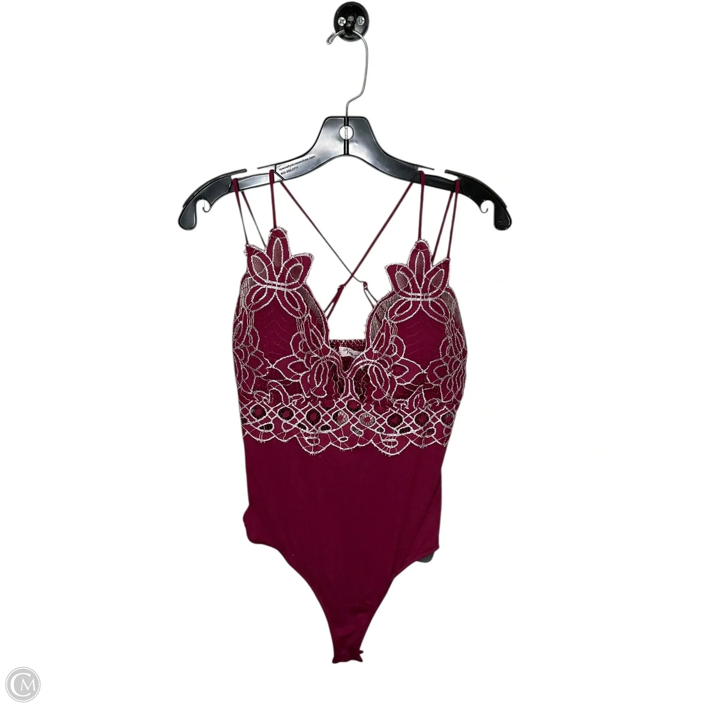 Bodysuit By Clothes Mentor In Red, Size: M