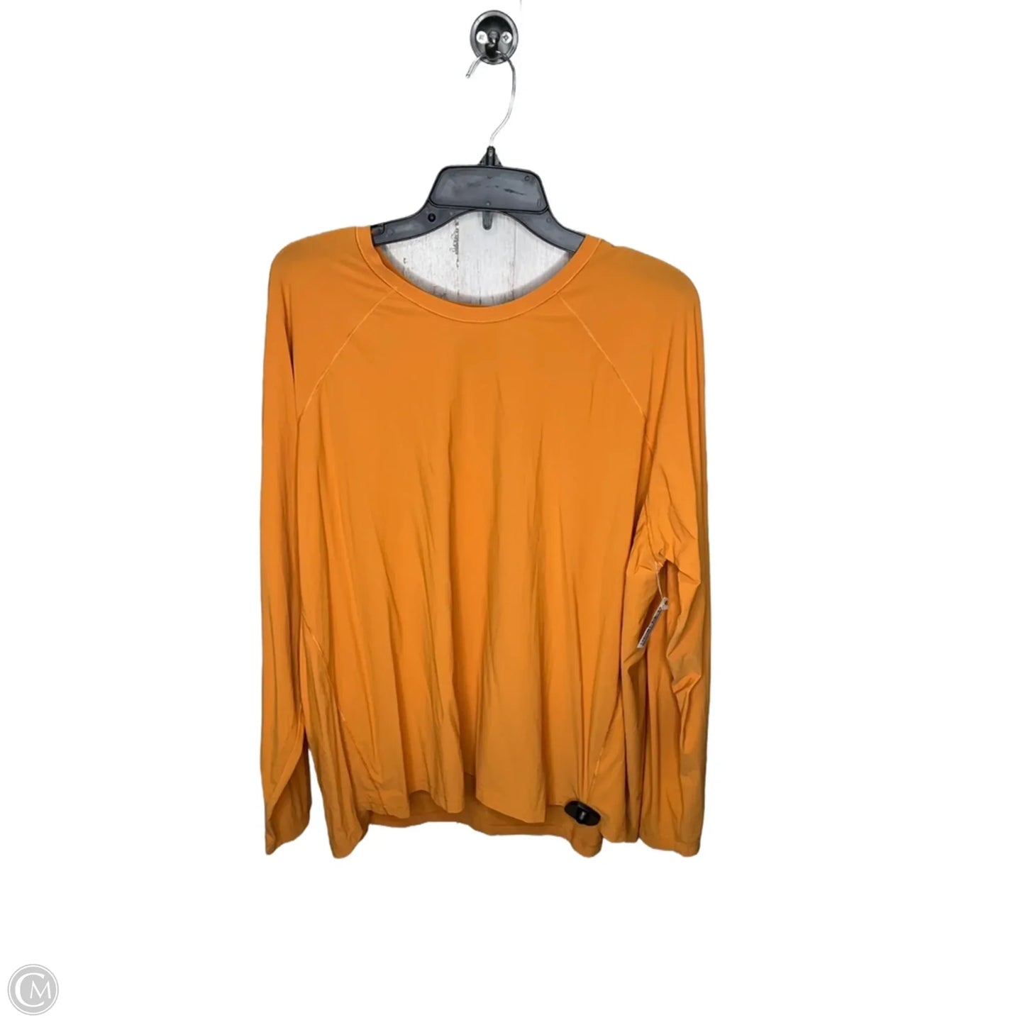 Top Long Sleeve By Athleta In Orange, Size: 3x