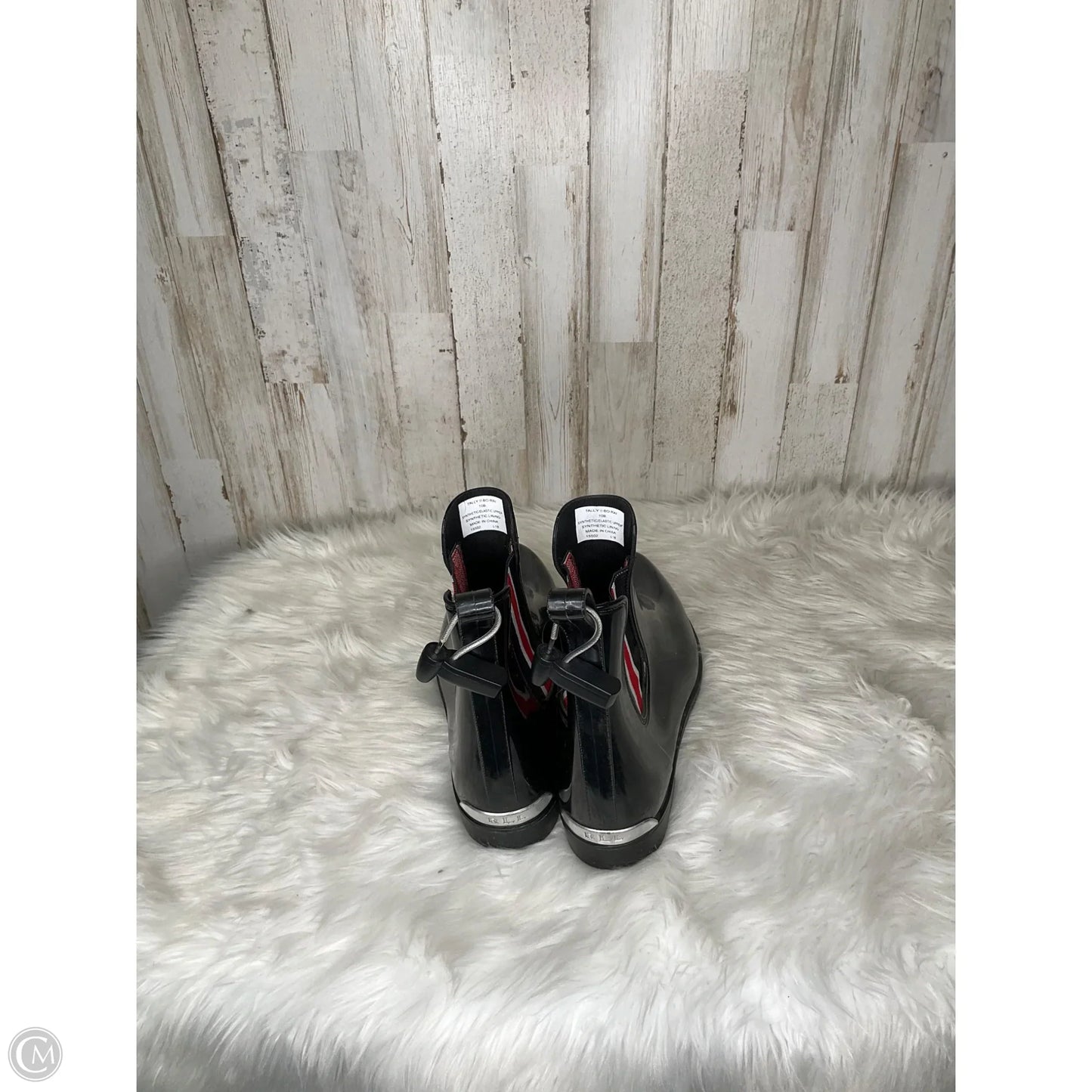 Boots Rain By Lauren By Ralph Lauren In Black, Size: 10