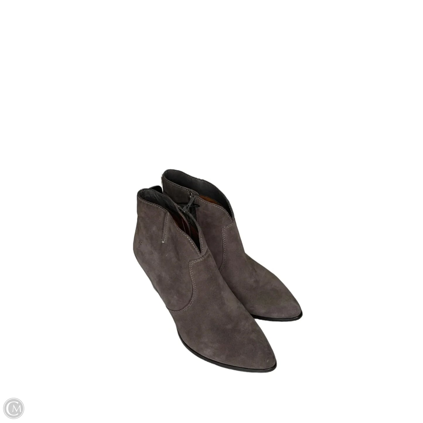 Boots Designer By Frye In Grey, Size: 10