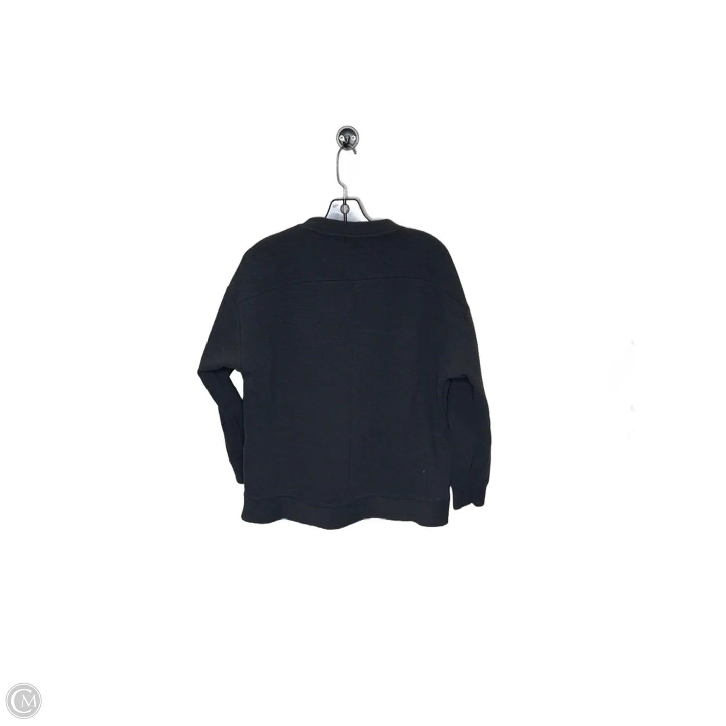 Athletic Top Long Sleeve Crewneck By Avia In Black, Size: S