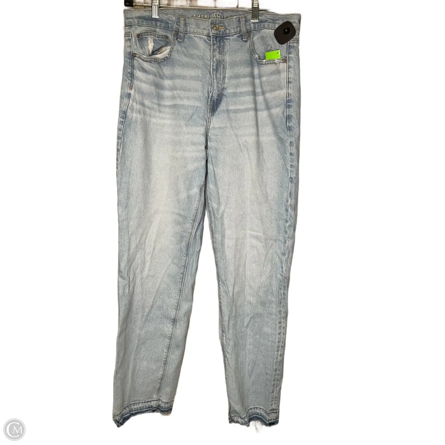 Jeans Wide Leg By American Eagle In Blue, Size: 12