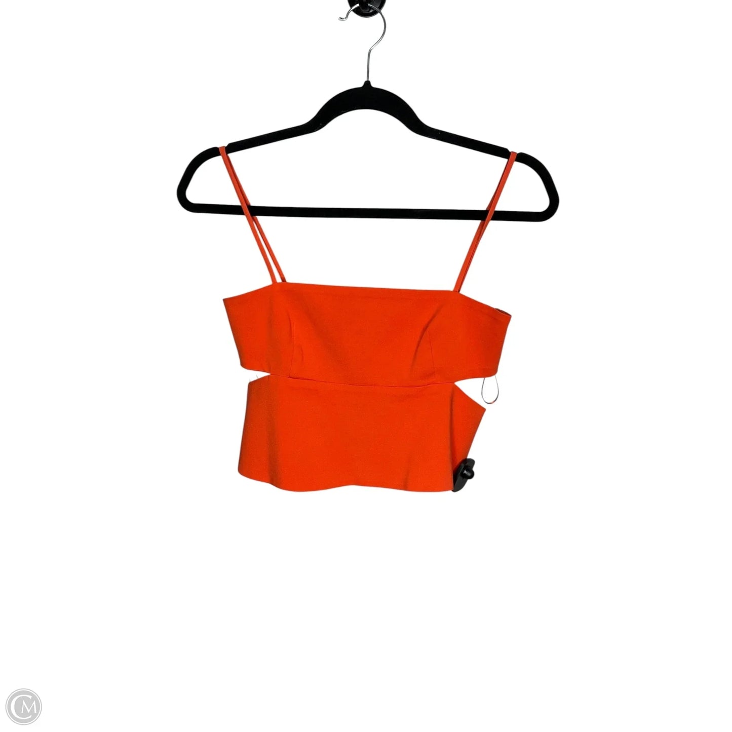 Top Sleeveless By Zara In Orange, Size: S