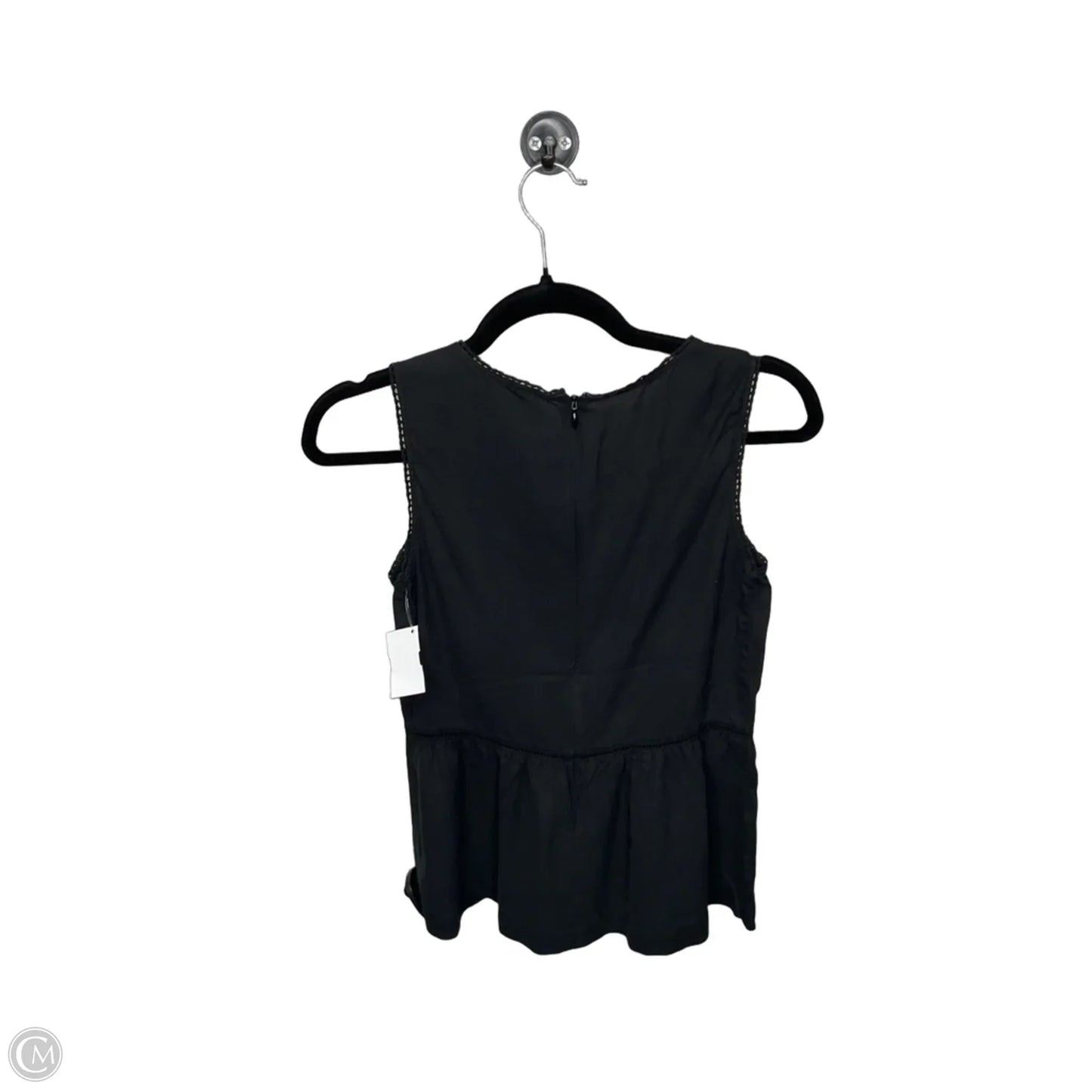 Top Sleeveless By Ann Taylor In Black, Size: Sp