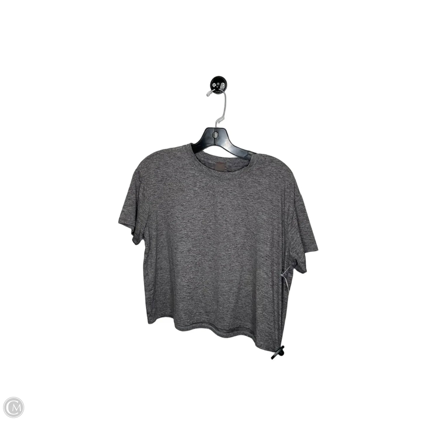 Top Short Sleeve By Clothes Mentor In Grey, Size: M
