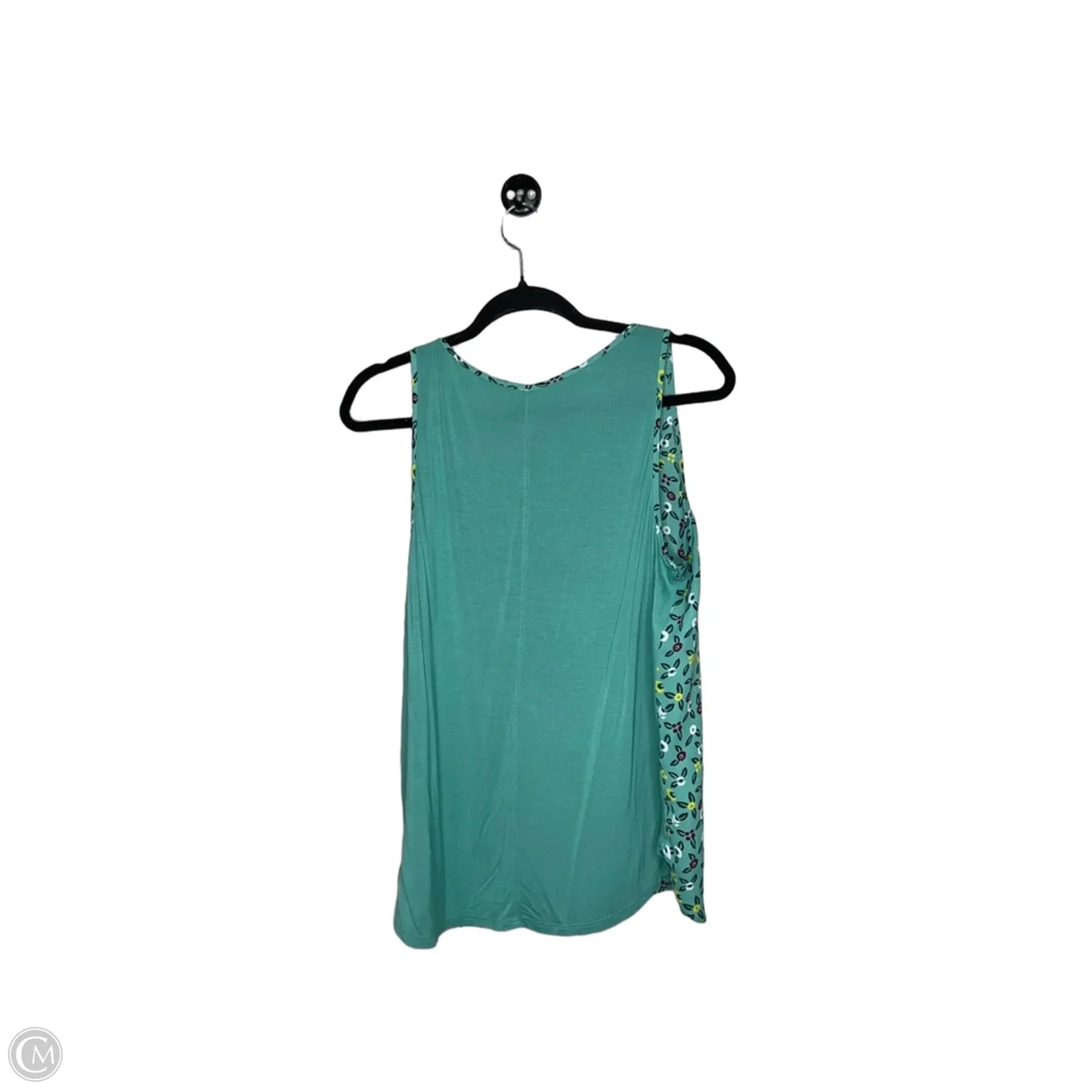 Top Sleeveless By Loft In Green, Size: Lp