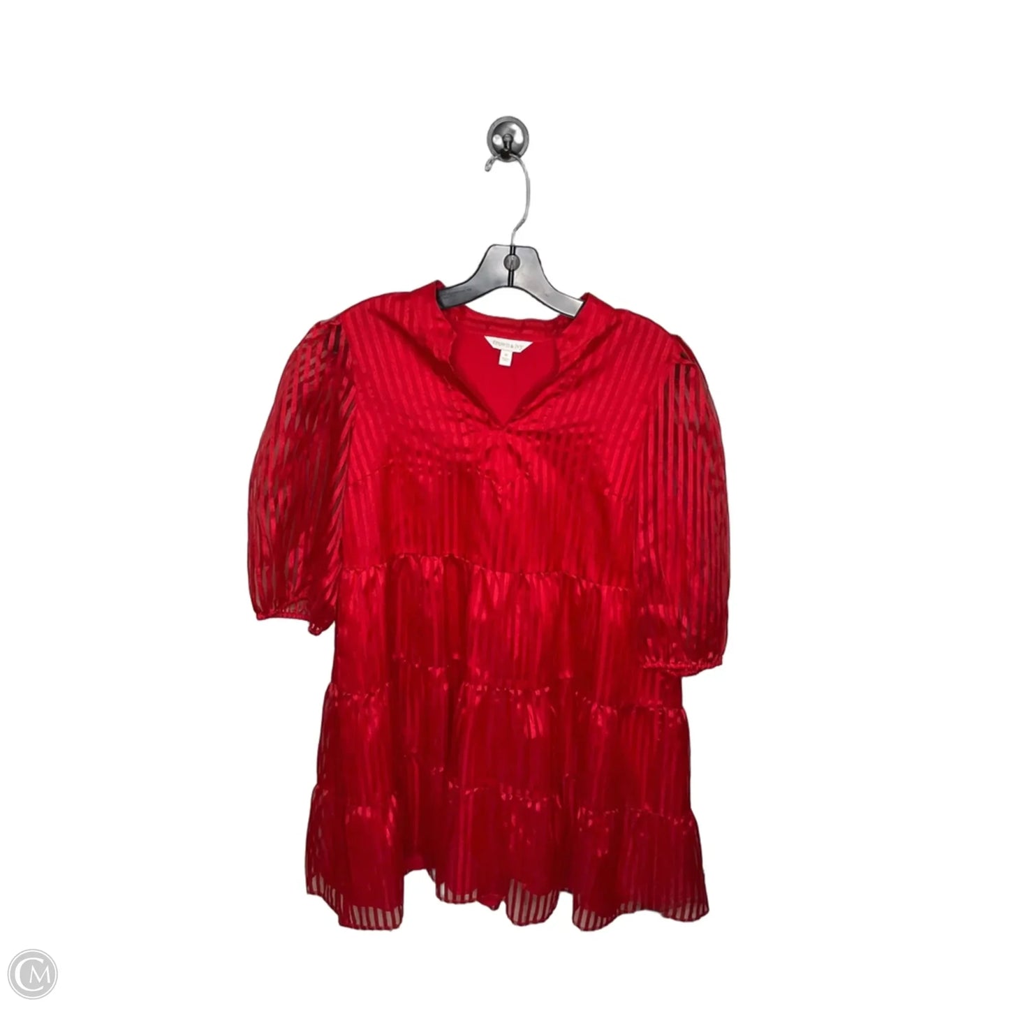 Dress Casual Midi By Crown And Ivy In Red, Size: M