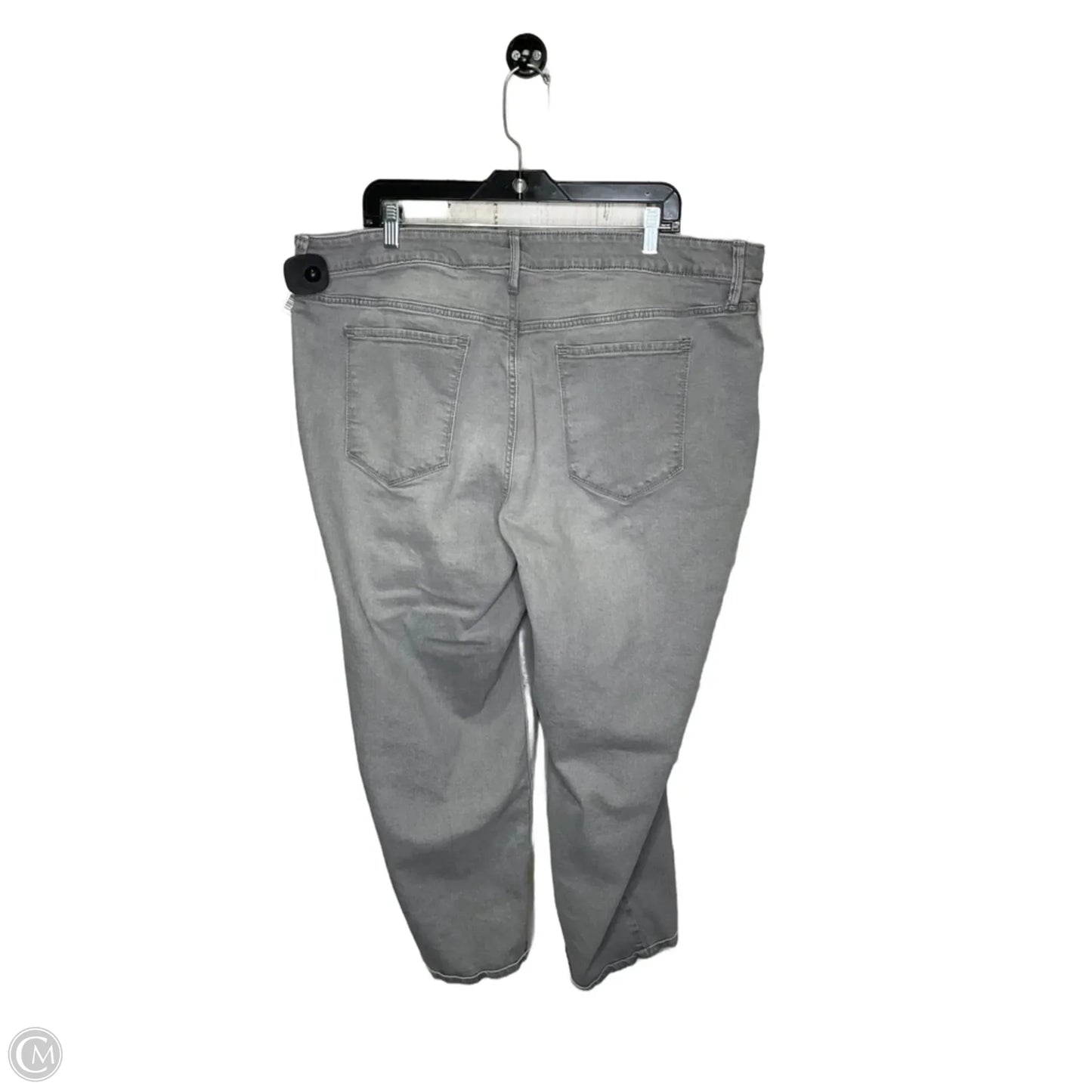 Jeans Boyfriend By Simply Vera In Grey, Size: 20