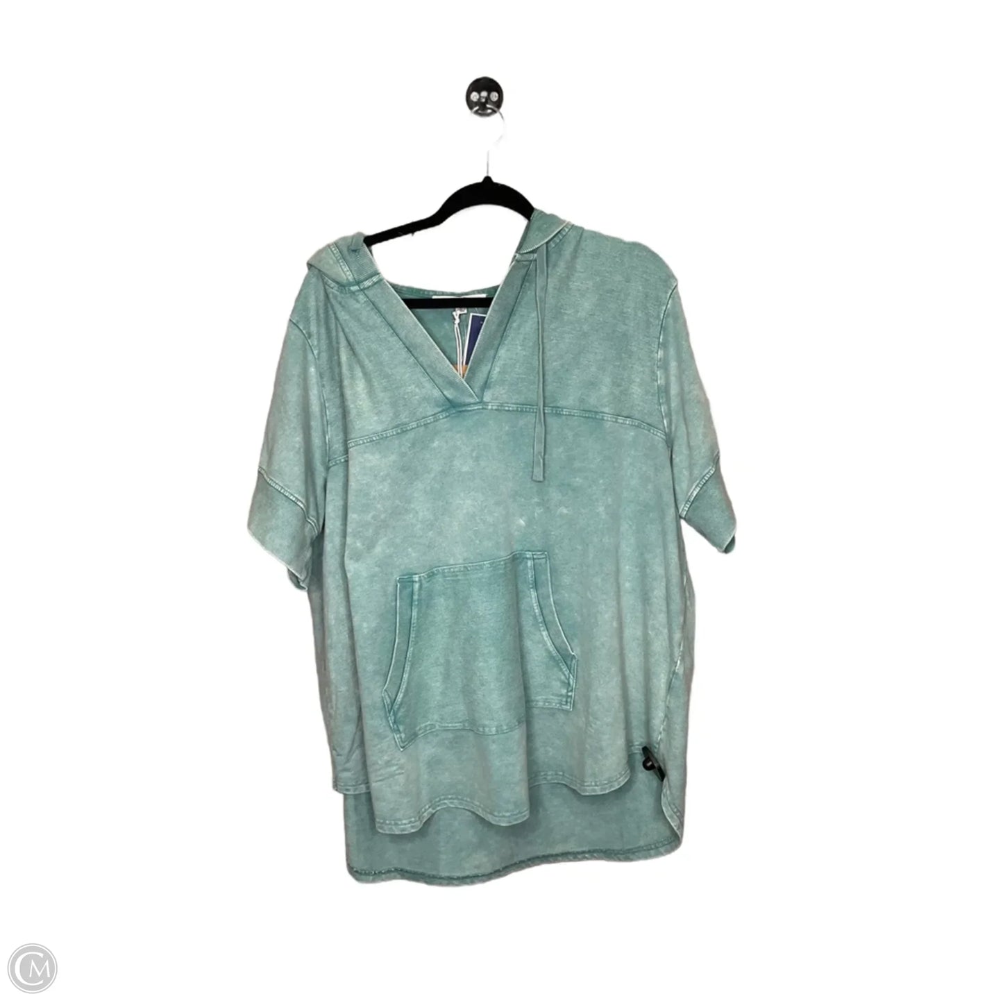 Sweatshirt Hoodie By Jane And Delancey In Green, Size: 2x