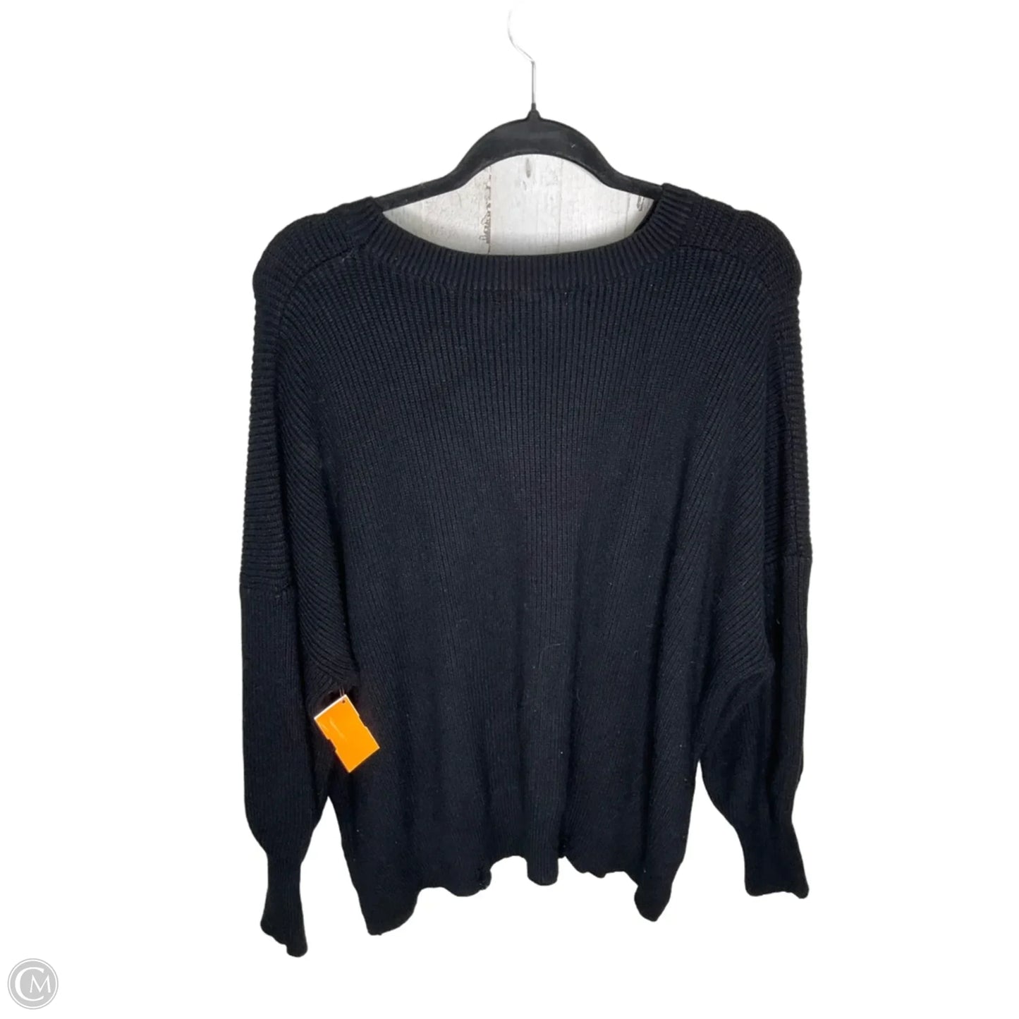 Sweater By Clothes Mentor In Black, Size: L