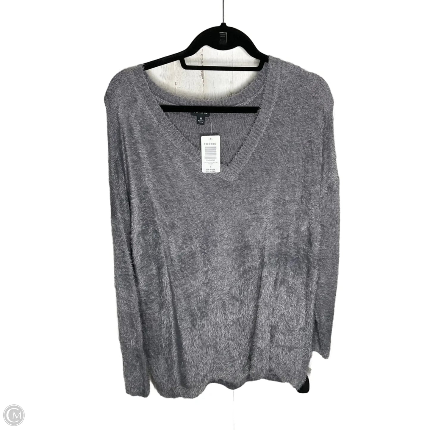 Sweater By Torrid In Grey, Size: L