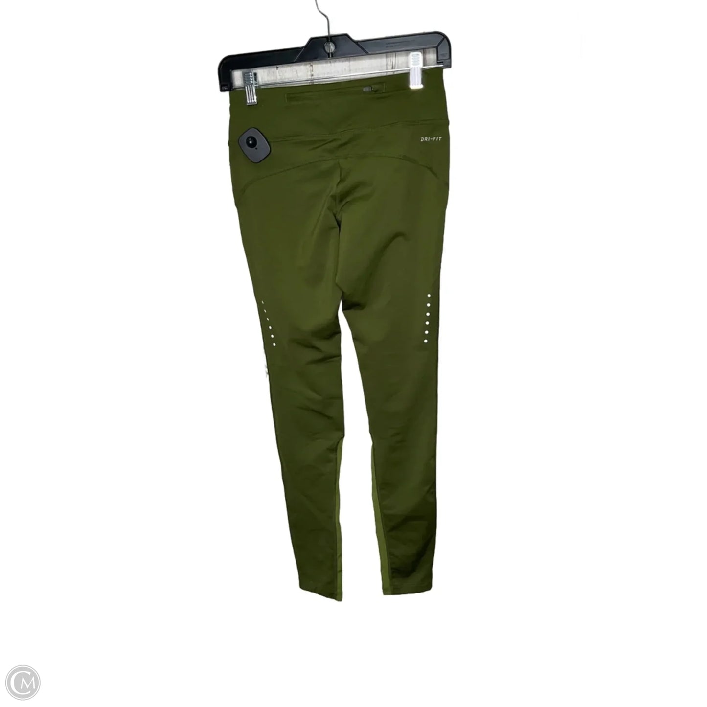 Athletic Leggings By Nike In Green, Size: Xs