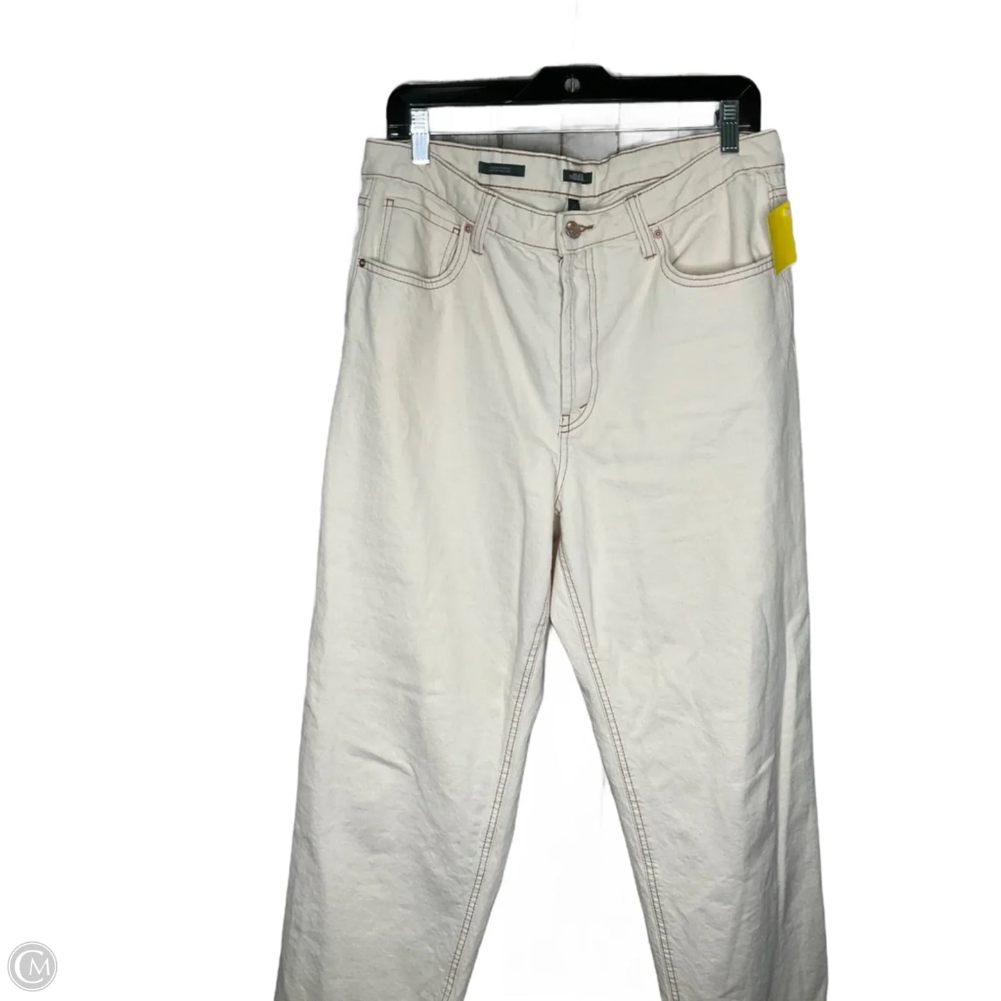 Jeans Straight By Wild Fable In Cream, Size: 14