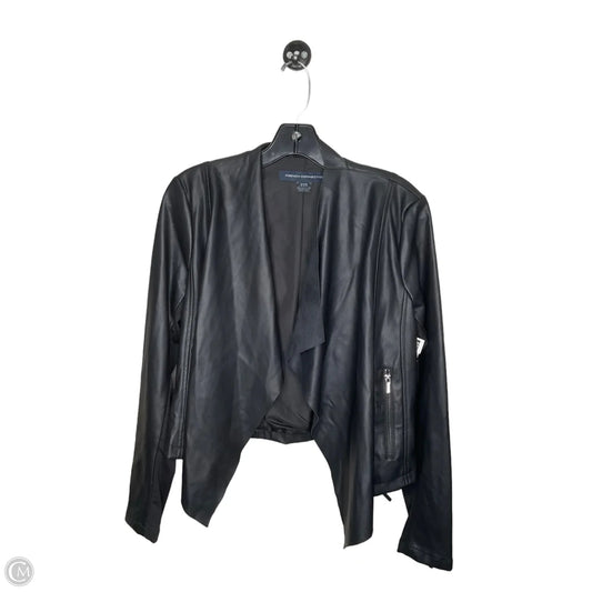 Jacket Moto By French Connection In Black, Size: M