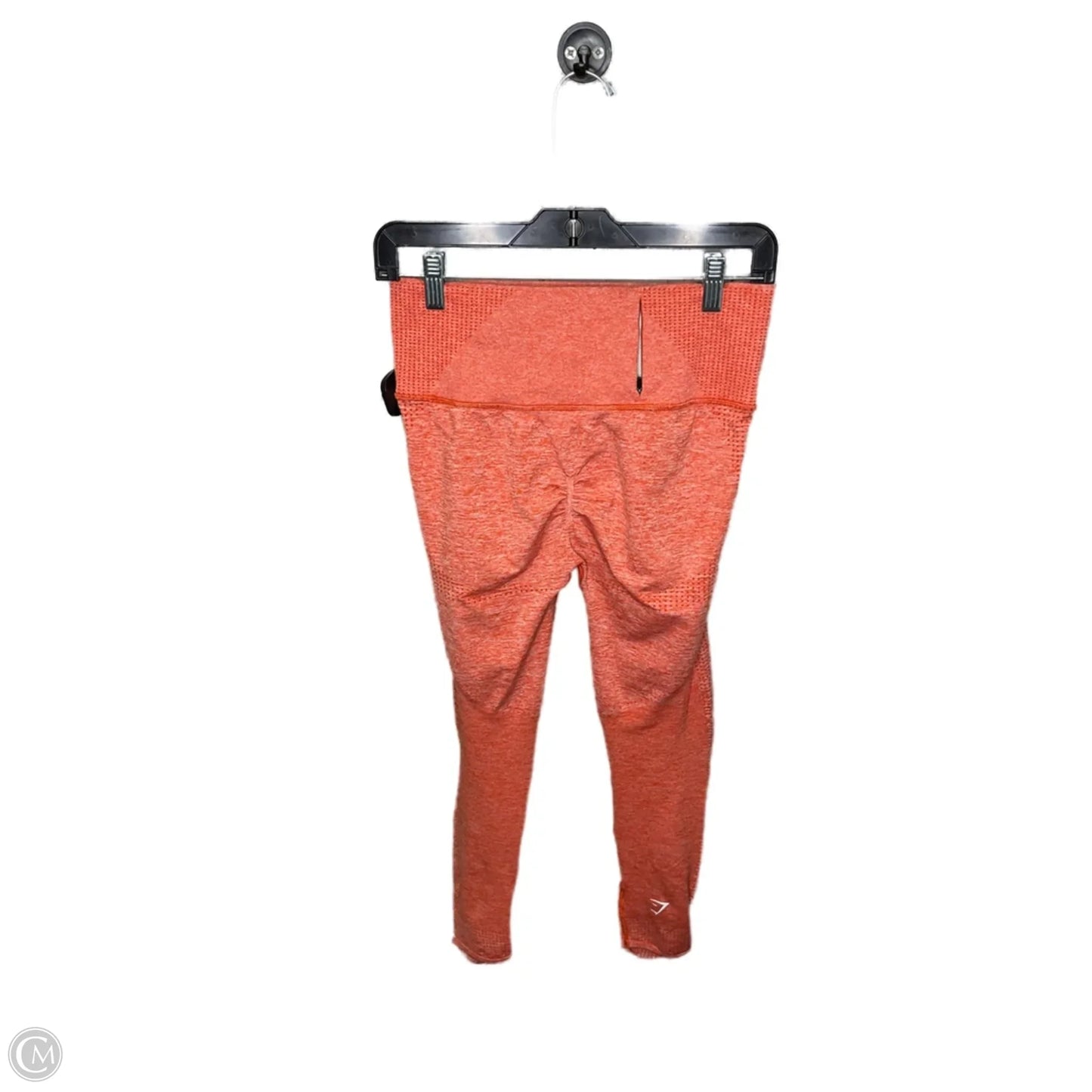 Athletic Leggings By Gym Shark In Orange, Size: M
