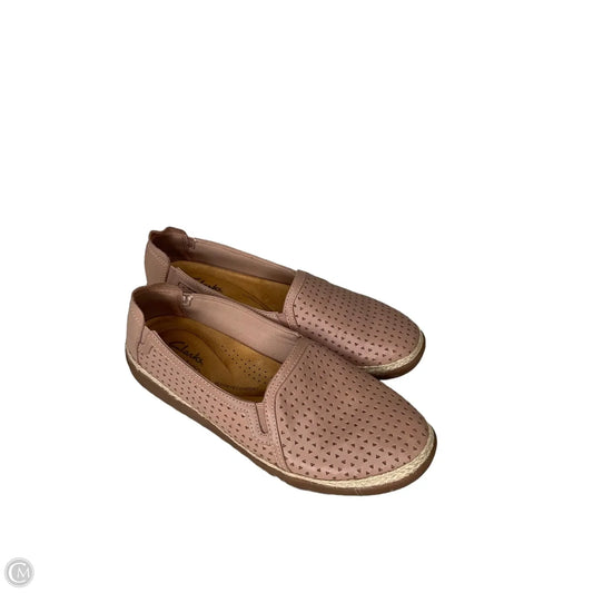 Shoes Flats By Clarks In Pink, Size: 7.5