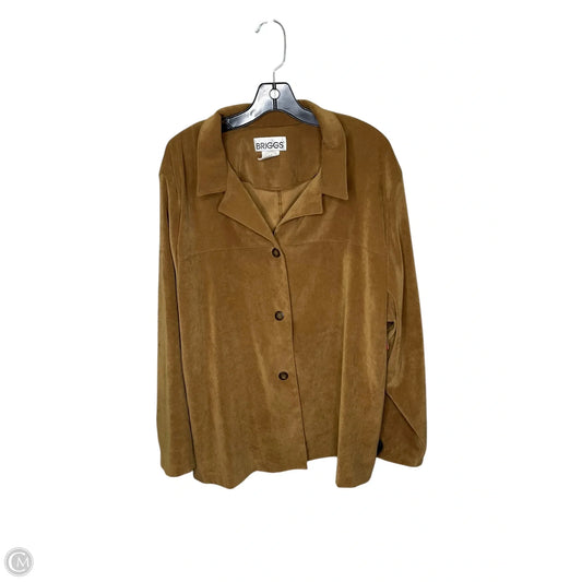 Blazer By Briggs In Brown, Size: 2x