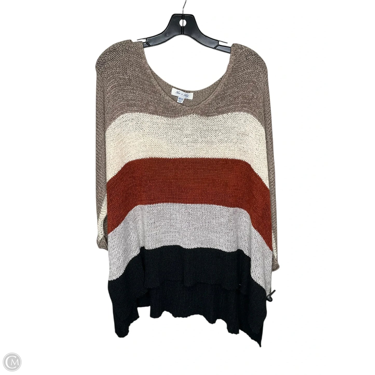 Sweater By She + Sky In Multi-colored, Size: Osfm