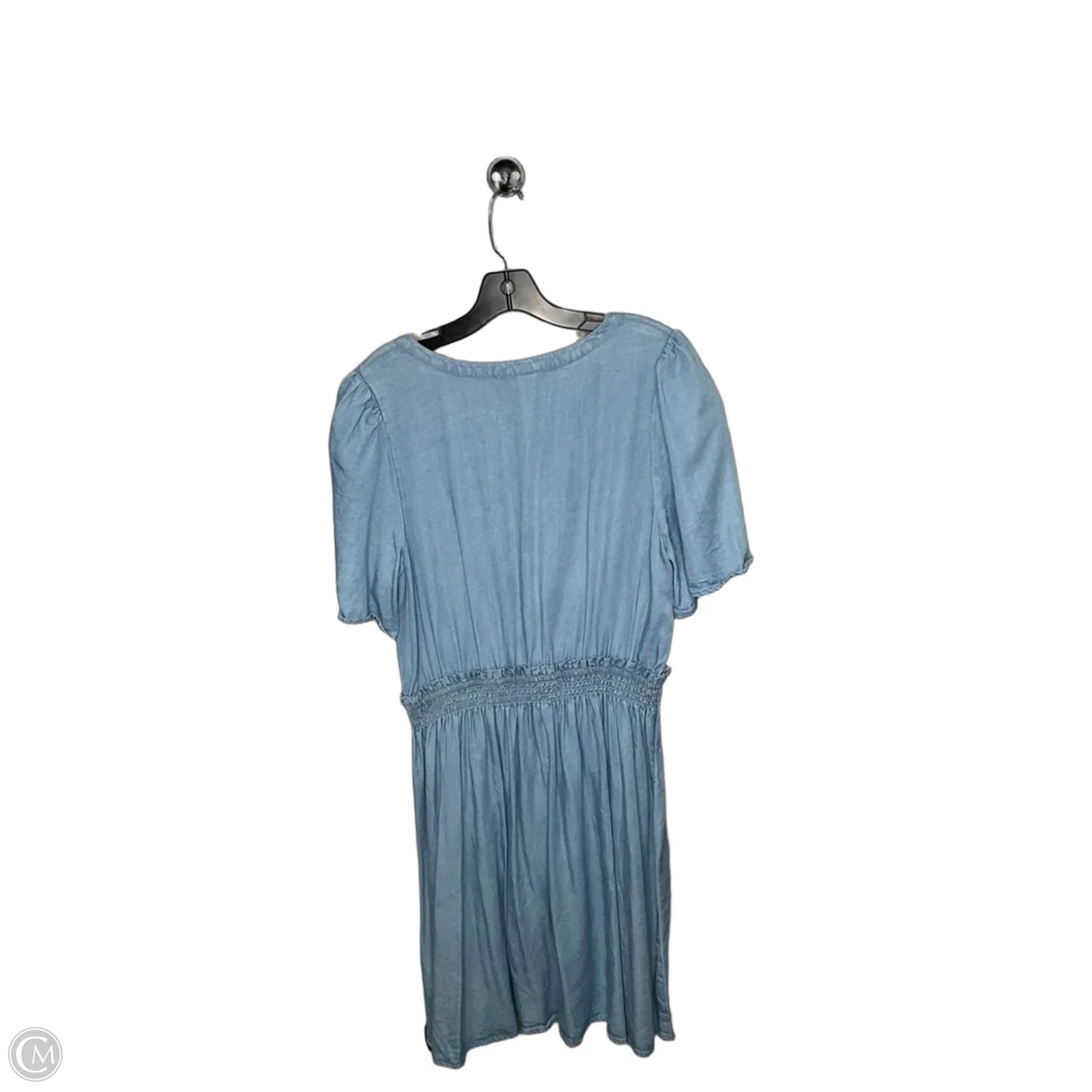 Dress Casual Midi By Loft In Blue, Size: L