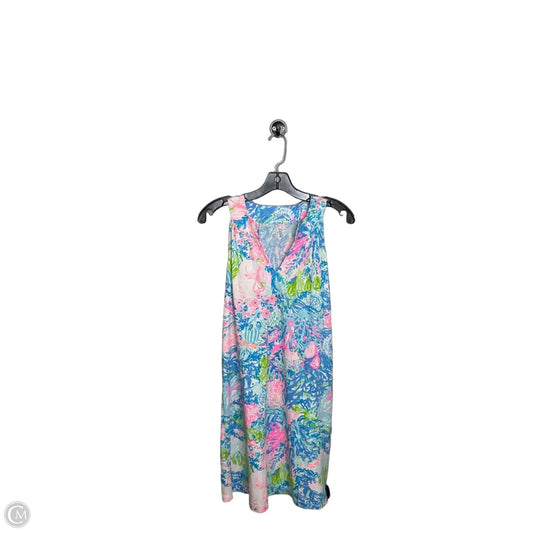 Dress Designer By Lilly Pulitzer In Floral Print, Size: Xs