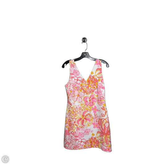 Dress Designer By Lilly Pulitzer In Orange & Pink, Size: S