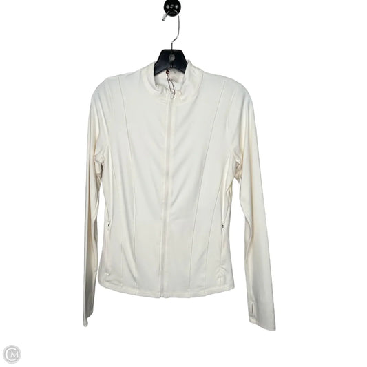 Athletic Jacket By Calia In White, Size: M