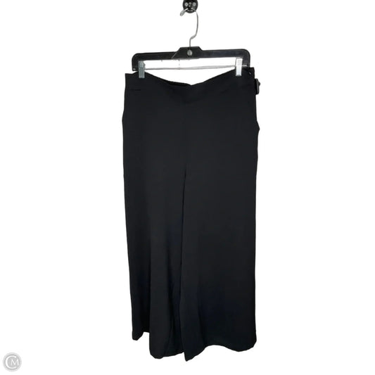 Pants Wide Leg By Adrianna Papell In Black, Size: L