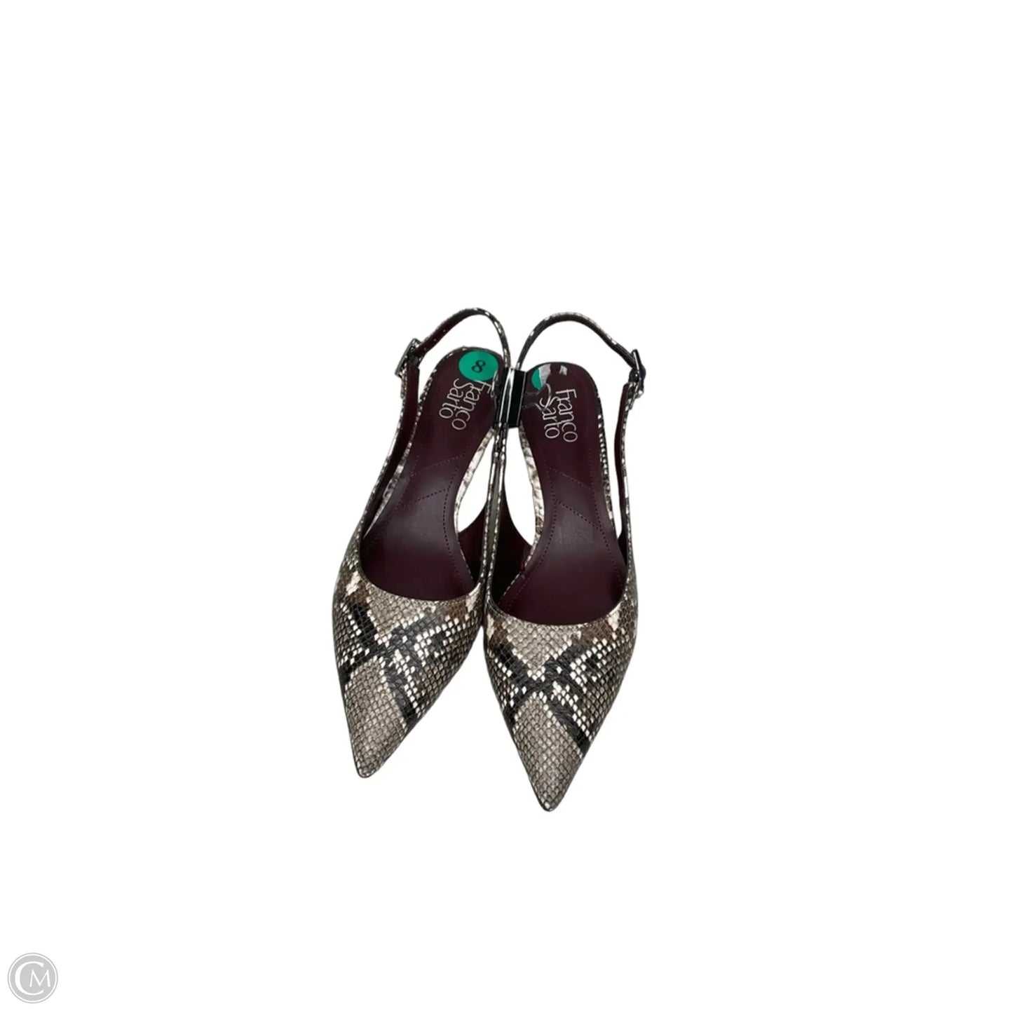 Shoes Heels Kitten By Franco Sarto In Animal Print, Size: 8