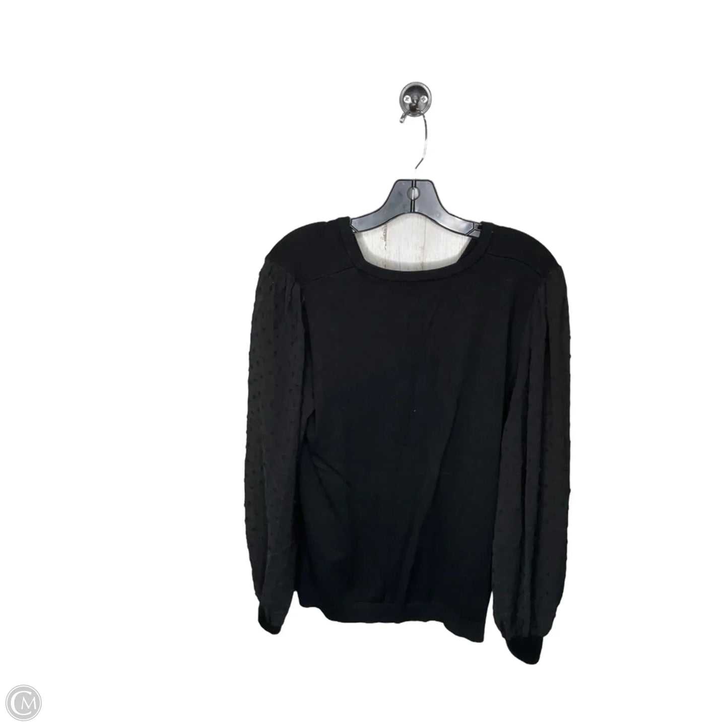 Top Long Sleeve By Adrianna Papell In Black, Size: Xl