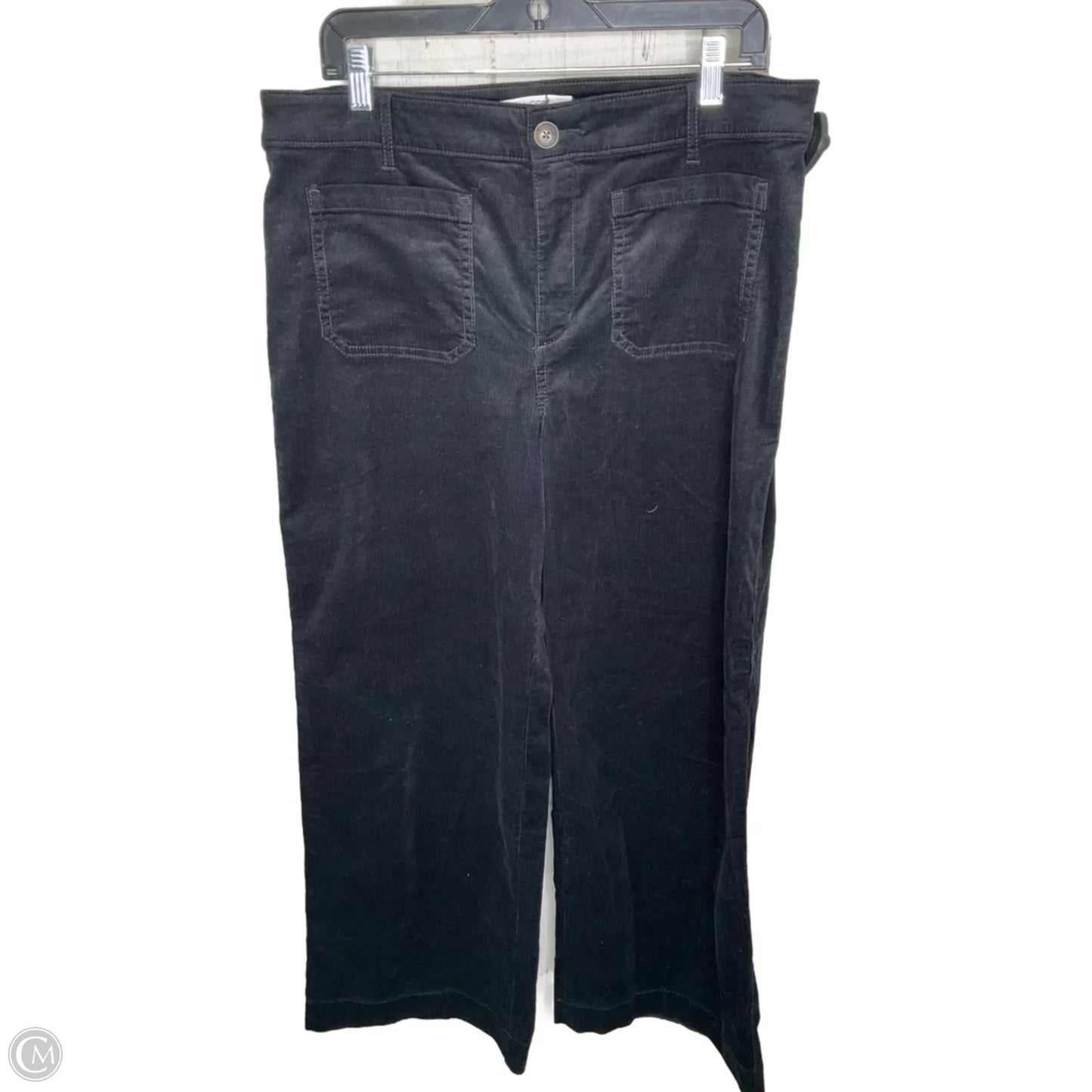 Pants Corduroy By Loft In Black, Size: 12