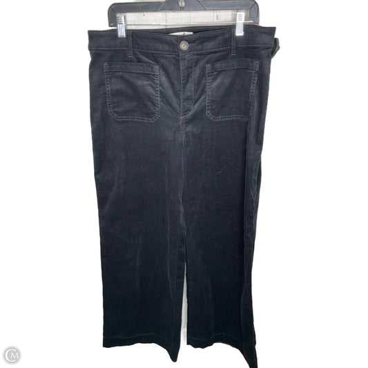 Pants Corduroy By Loft In Black, Size: 12