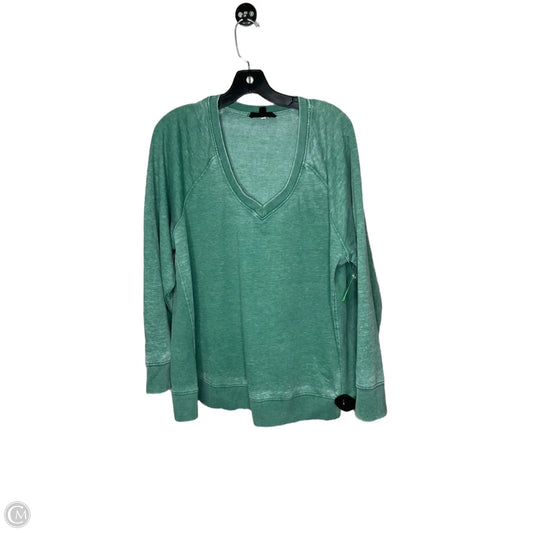 Top Long Sleeve By Jane And Delancey In Green, Size: 1x