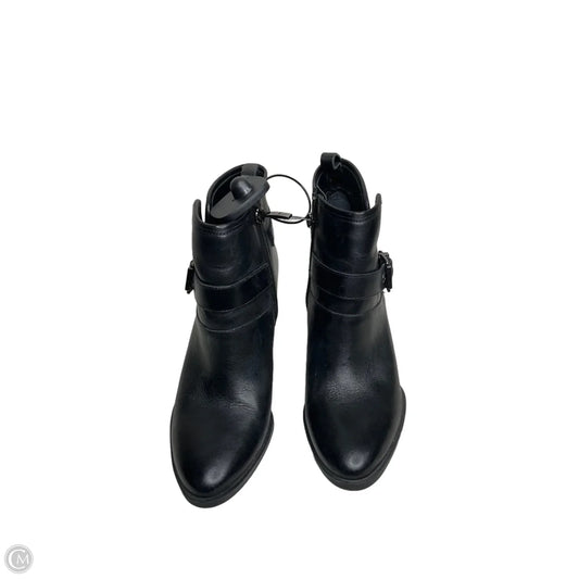 Boots Ankle Heels By Franco Sarto In Black, Size: 7