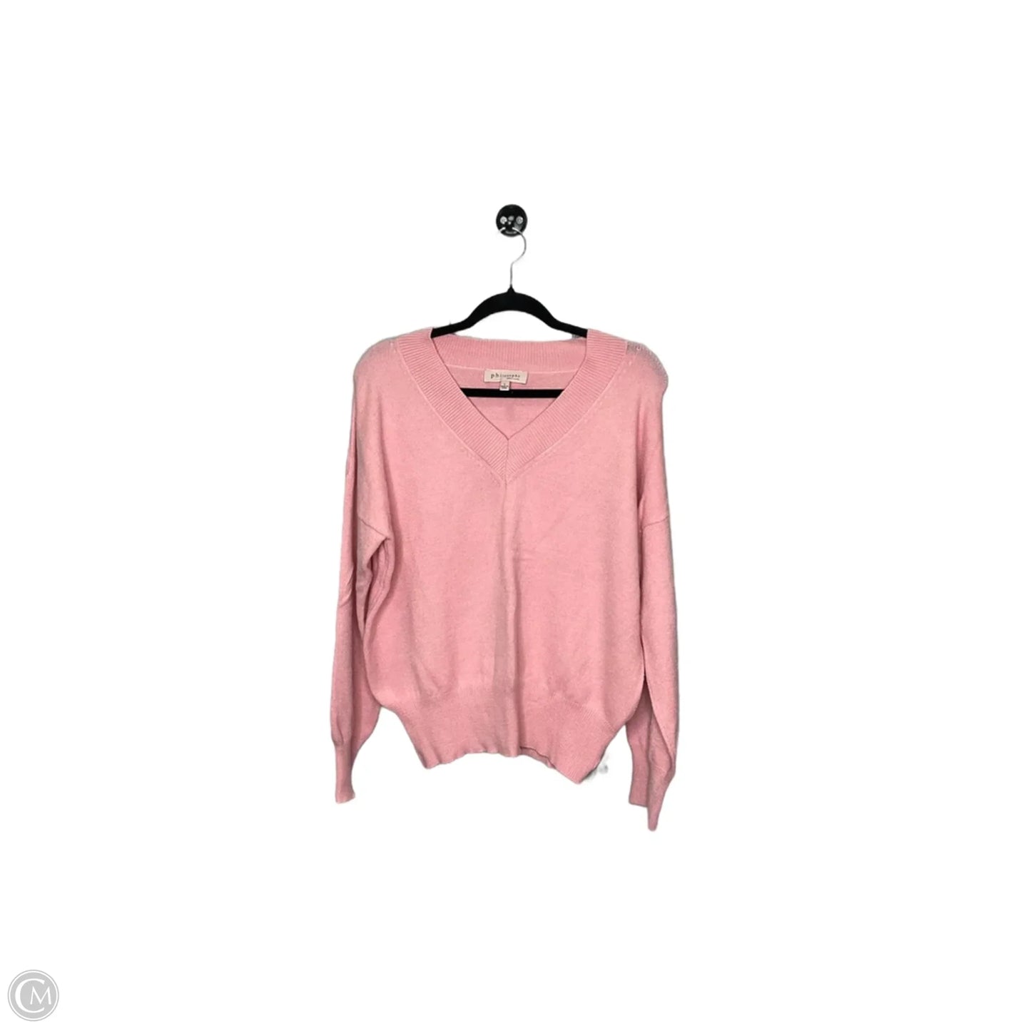 Sweater By Philosophy In Pink, Size: L