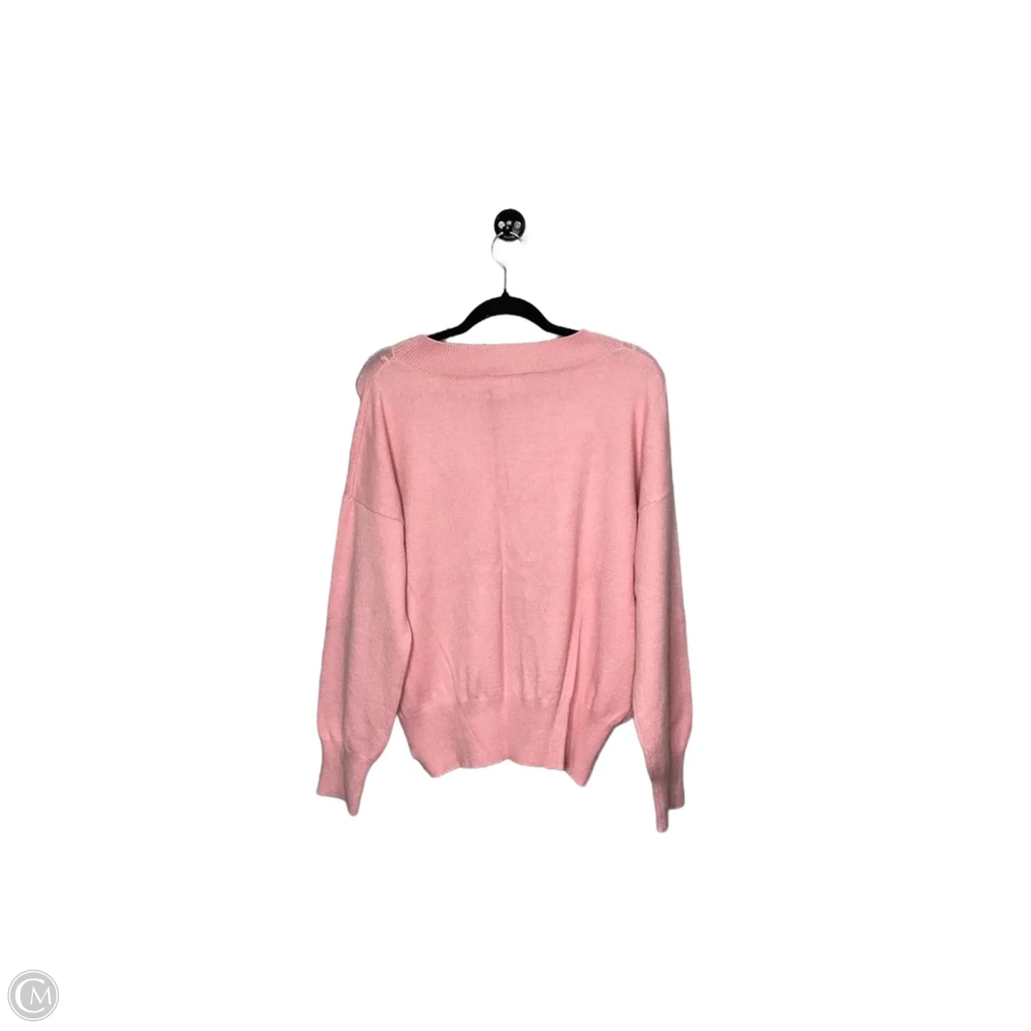 Sweater By Philosophy In Pink, Size: L