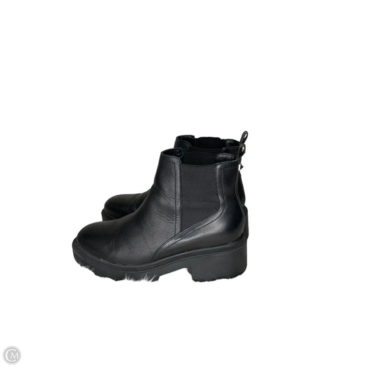 Boots Ankle Flats By Marc Fisher In Black, Size: 8