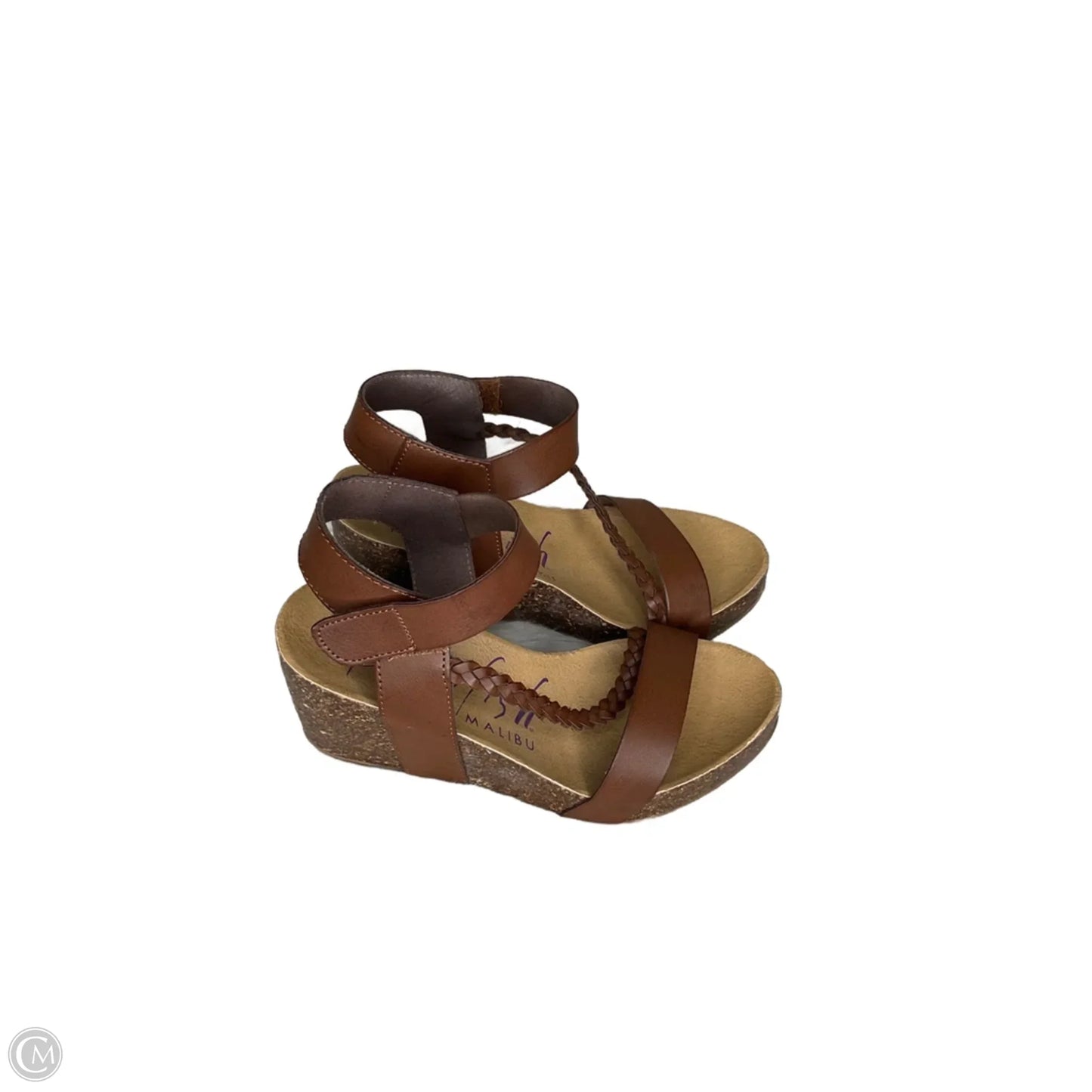 Sandals Heels Platform By Blowfish In Brown, Size: 8