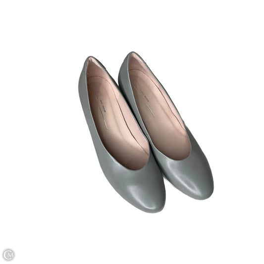 Shoes Heels Block By Ecco In Grey, Size: 11
