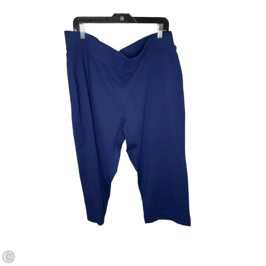 Pants Leggings By Lands End In Navy, Size: 2x