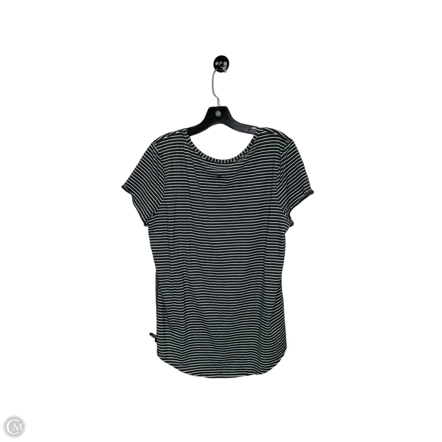 Top Short Sleeve By Lululemon In Striped Pattern, Size: 12